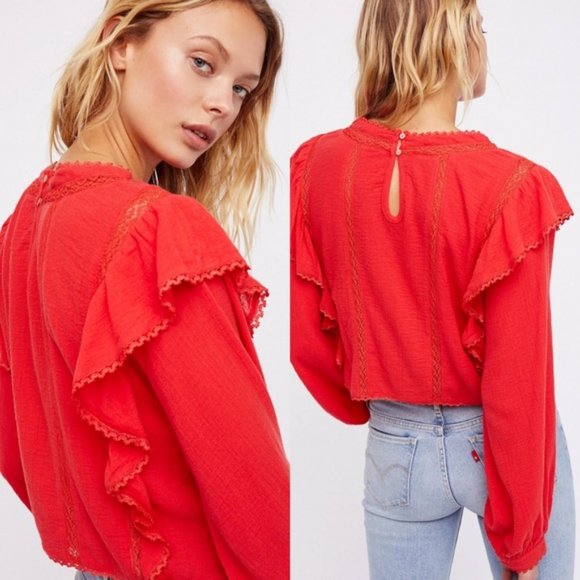 Free People Embroidered Top - Picture 5 of 6